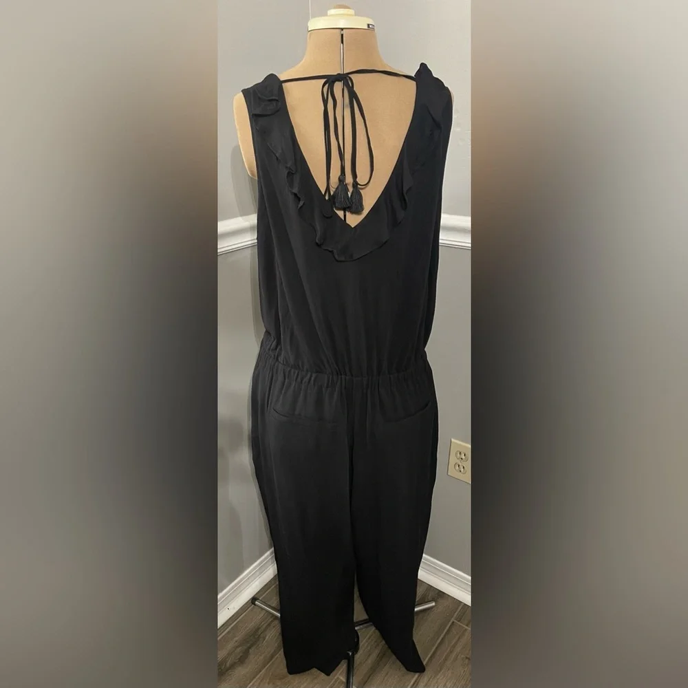 LOFT sz 18 black jumper. Slight elastic waist & ultra soft. Perfect for travel! - Picture 2 of 5